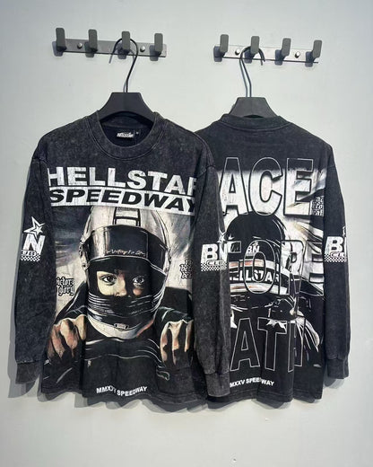Hellstar “Basketball Skeleton” Long Sleeve Tee