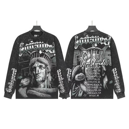 Godspeed Statue of Liberty Long Sleeve Shirt
