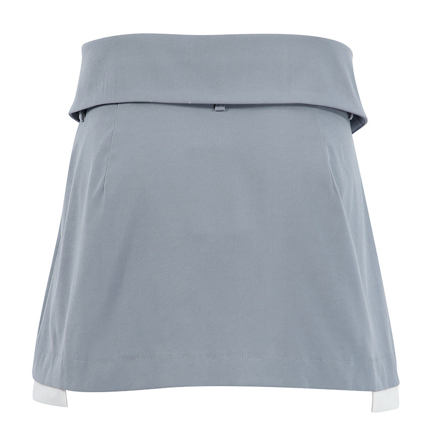 Elegant Stitching Pleated Skirt - Seldom Seen Styles