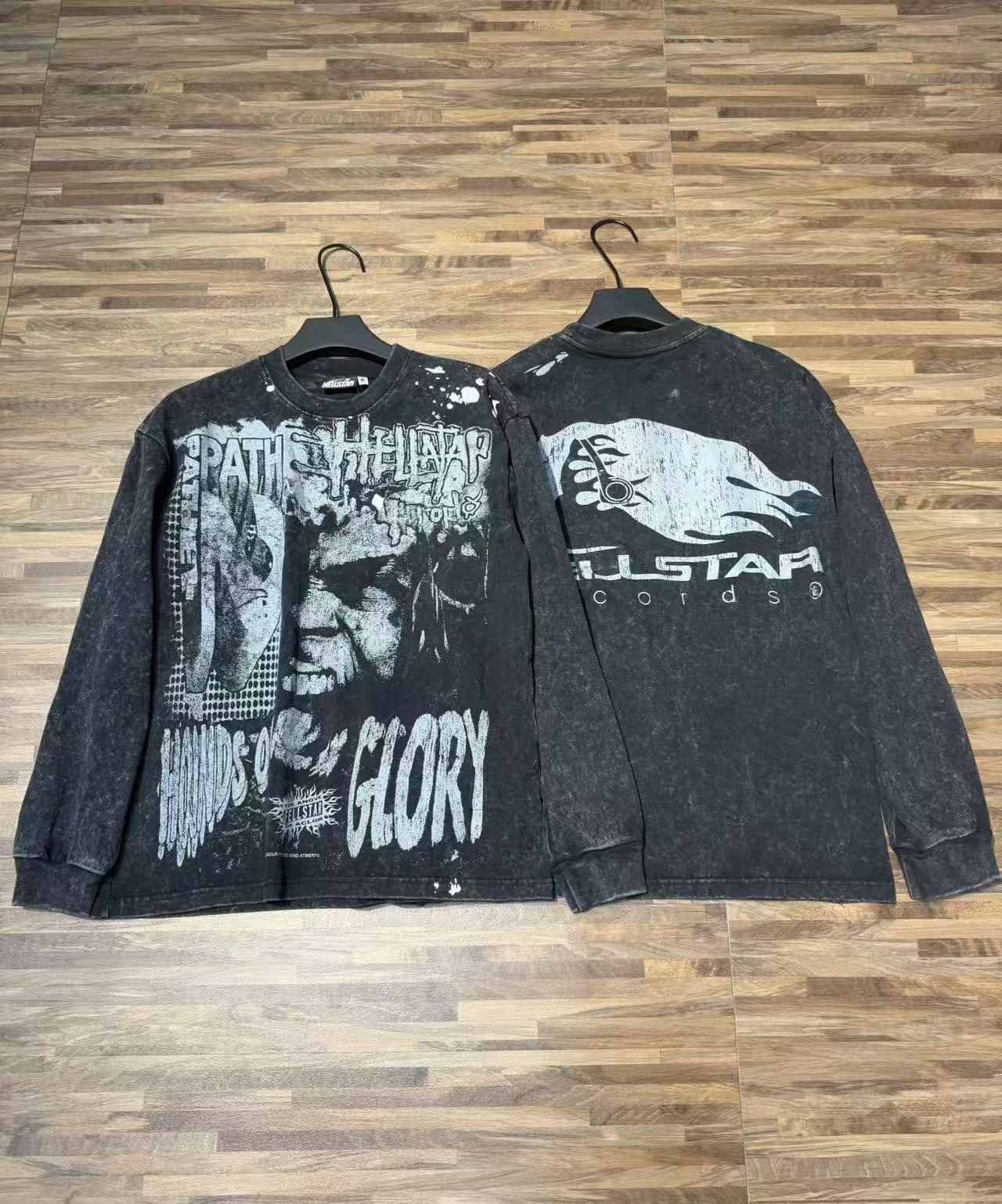 Hellstar “Basketball Skeleton” Long Sleeve Tee