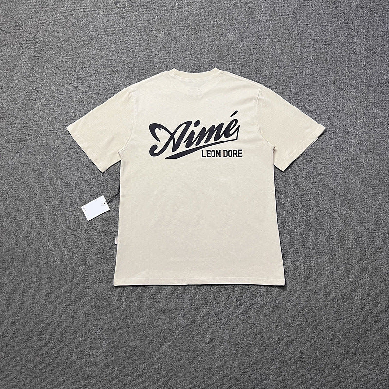Aime Leon Dore New York Queens Graphic T-Shirt Vintage Streetwear Crew Neck Cotton Tee Casual Short Sleeve Unisex Top