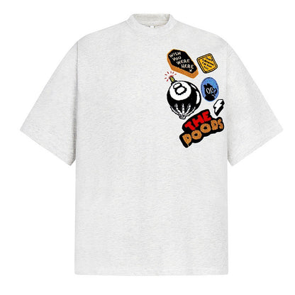 Graphic Patch "THE DOODS" T-Shirt by Oro