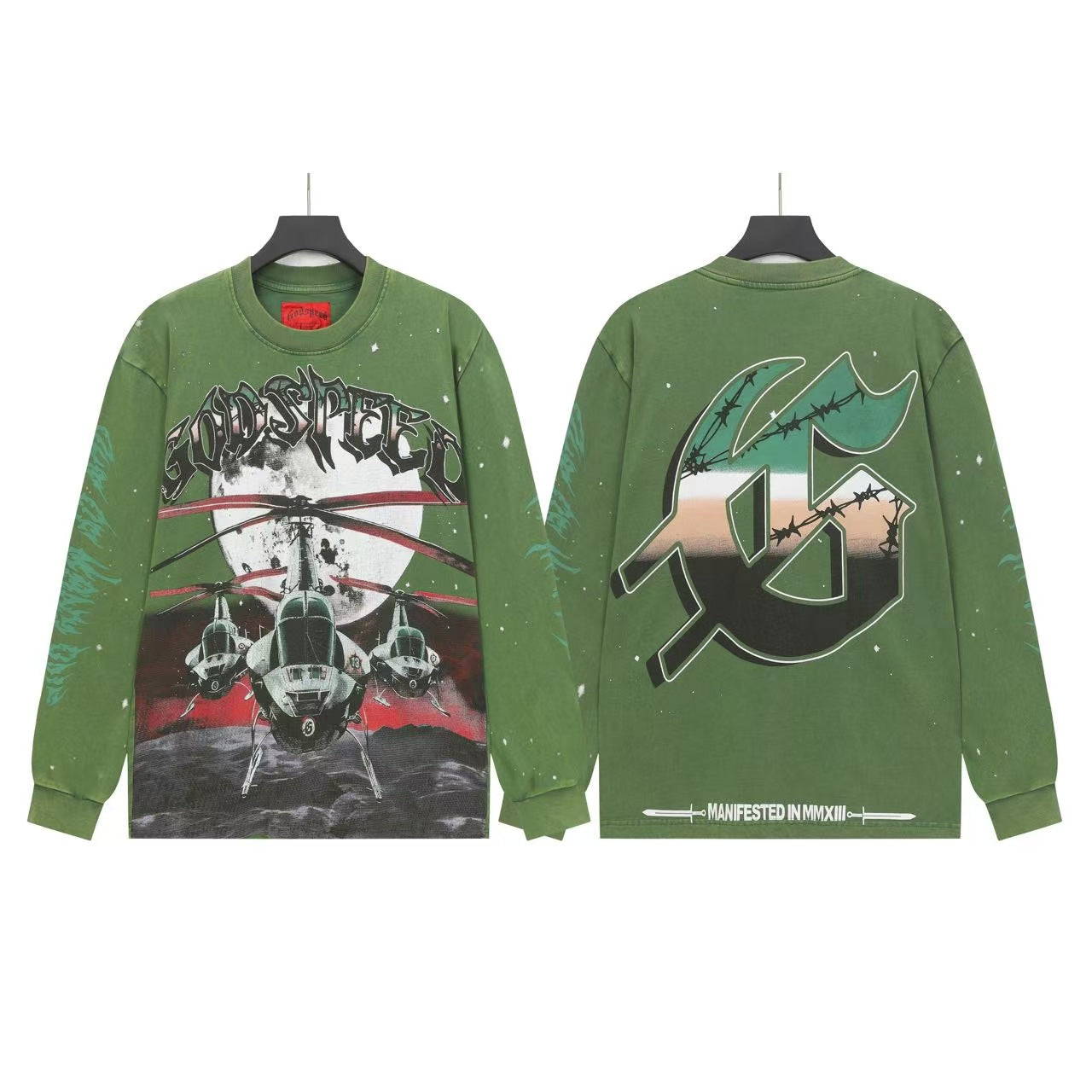 Godspeed Statue of Liberty Long Sleeve Shirt