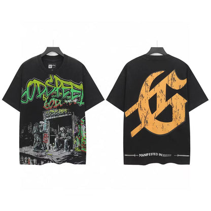 Godspeed Statue of Liberty "Night of the Demigods" Tee
