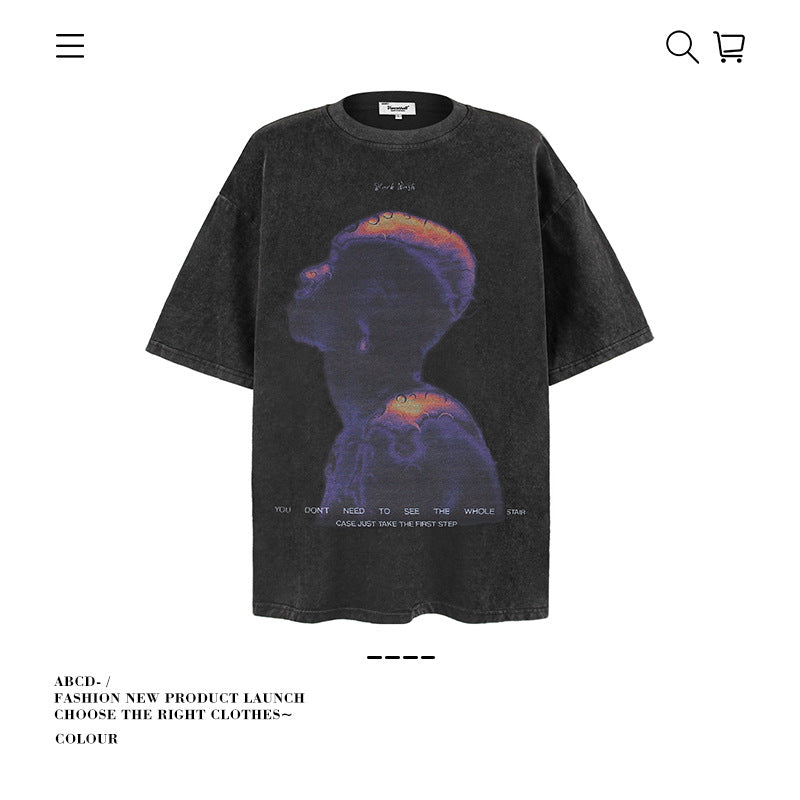 VANCARHELL Skeleton Ribcage T-Shirt
