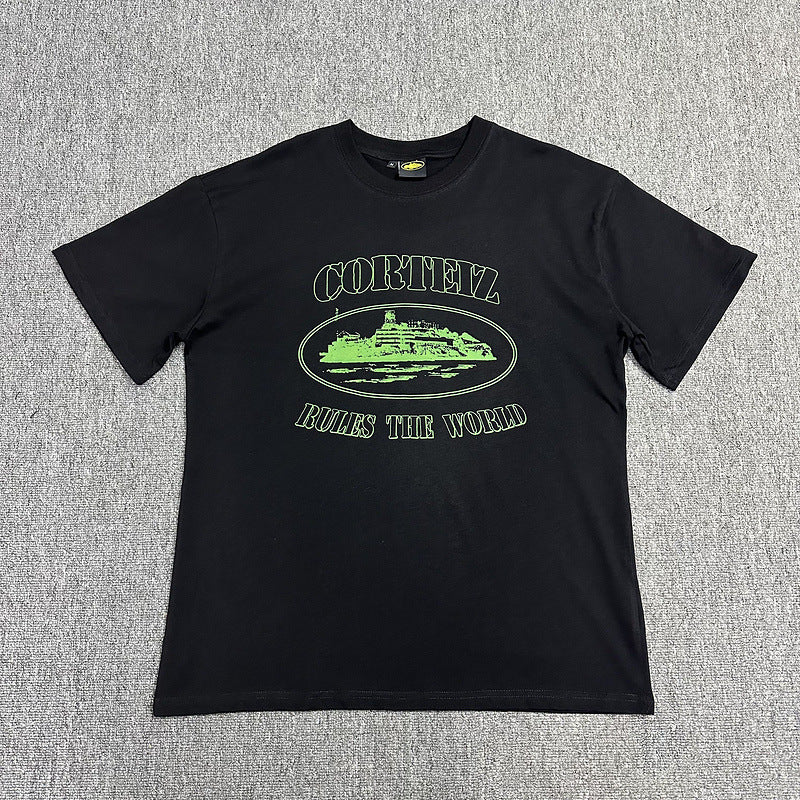 Alcatraz Graphic T Shirt Oversized Streetwear Tee Vintage Logo Print Cotton Crew Neck Unisex T Shirt