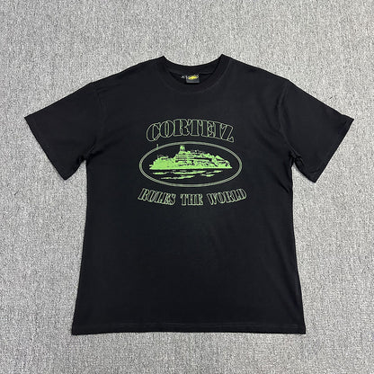Alcatraz Graphic T Shirt Oversized Streetwear Tee Vintage Logo Print Cotton Crew Neck Unisex T Shirt