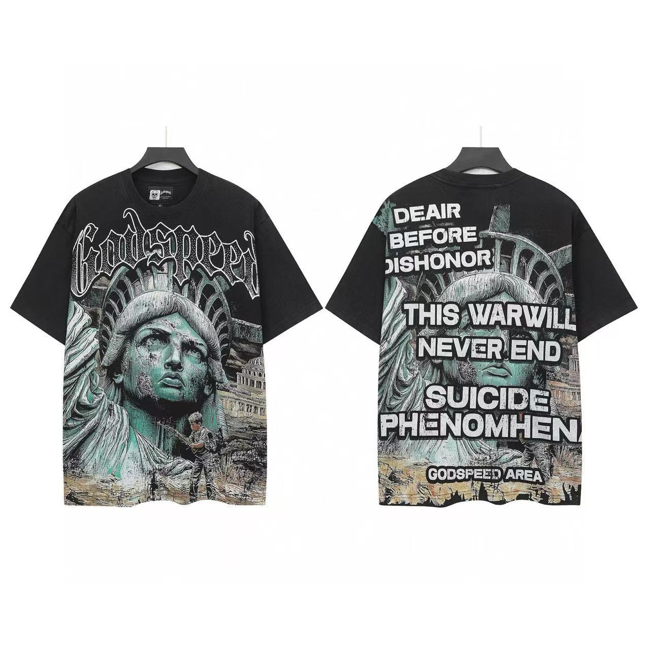 Godspeed Statue of Liberty "Night of the Demigods" Tee