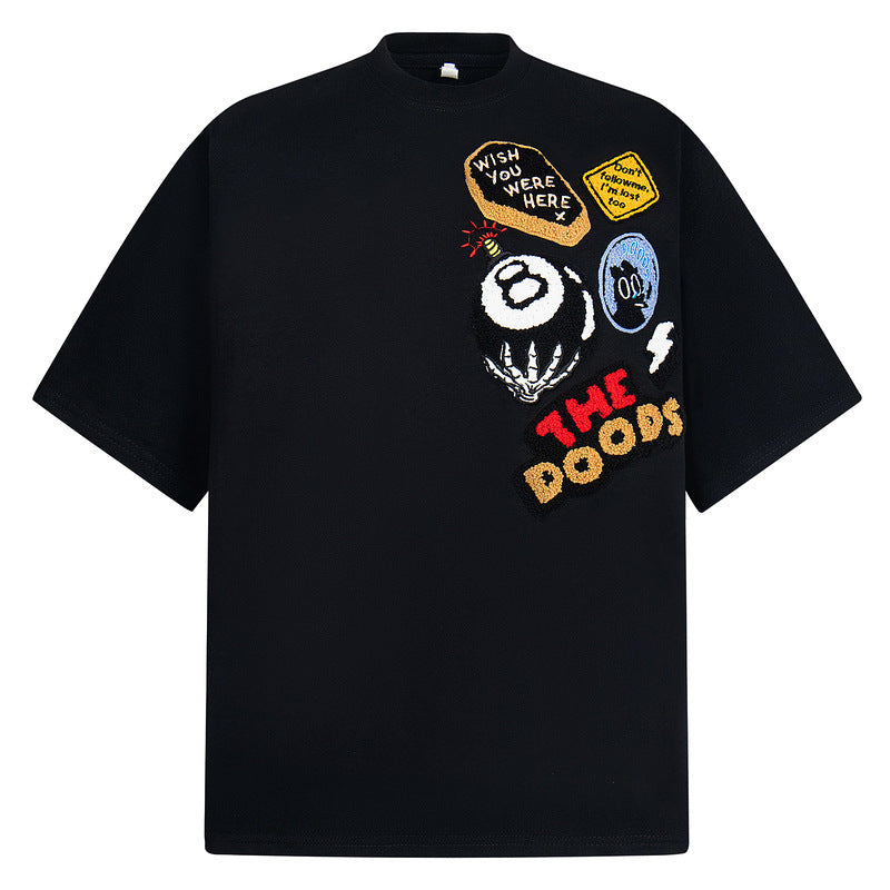 Graphic Patch "THE DOODS" T-Shirt by Oro