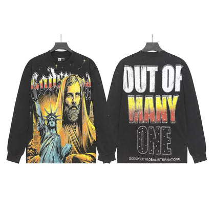 Godspeed Statue of Liberty Long Sleeve Shirt
