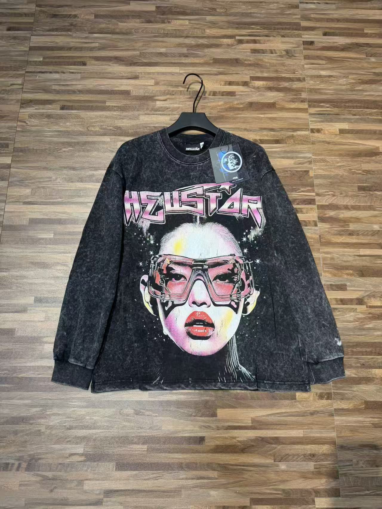 Hellstar “Basketball Skeleton” Long Sleeve Tee