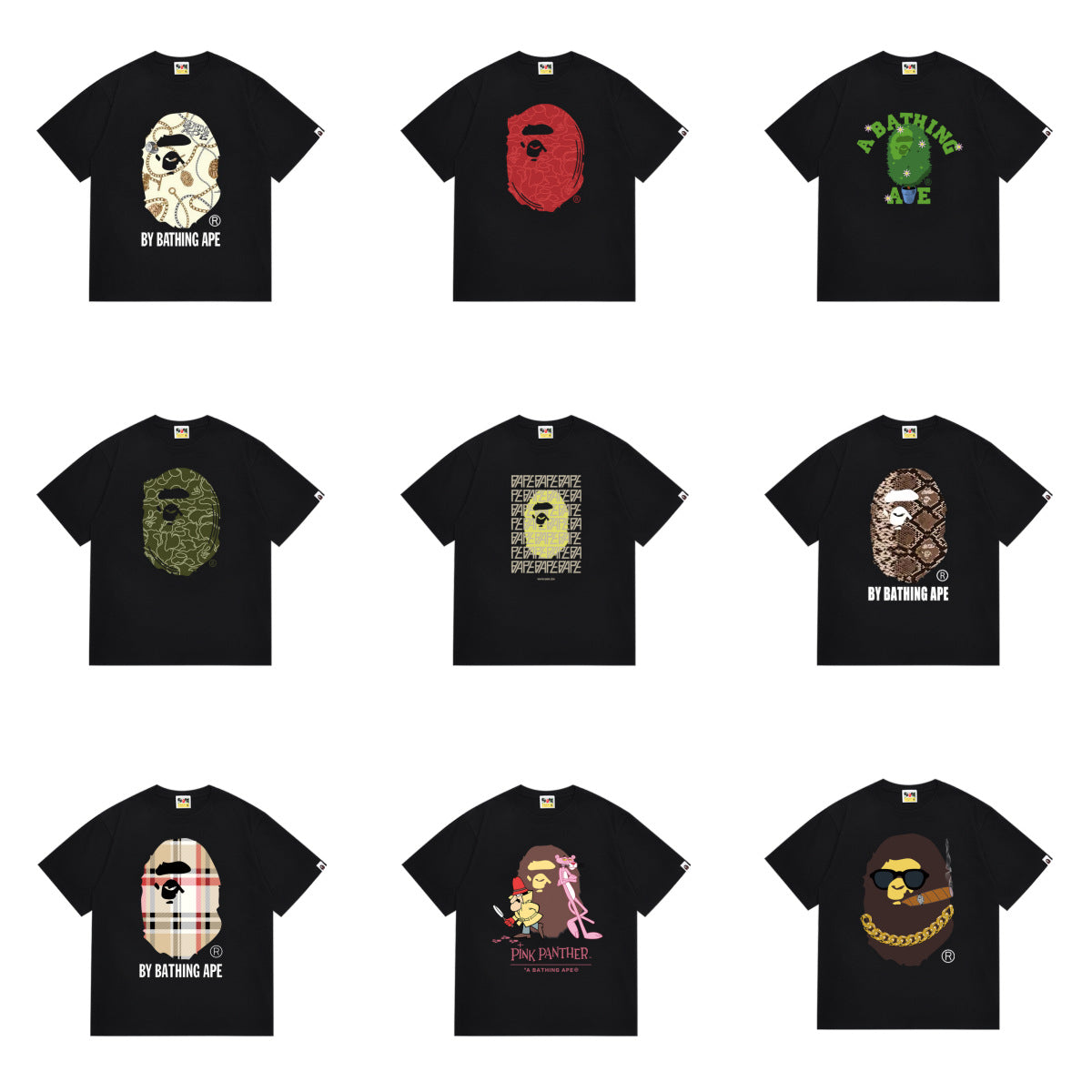 BAPE Chain Link Ape Head Tee