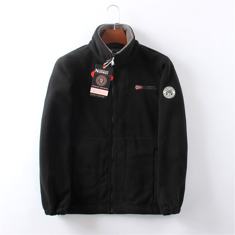 Double-Layer Fleece Hooded Jacket - Seldom Seen Styles