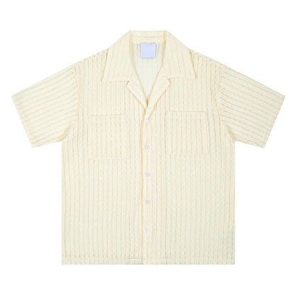 Aelfric Eden Knit Cable Short Sleeve Shirt