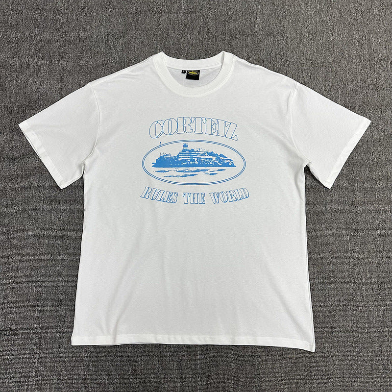 Alcatraz Graphic T Shirt Oversized Streetwear Tee Vintage Logo Print Cotton Crew Neck Unisex T Shirt