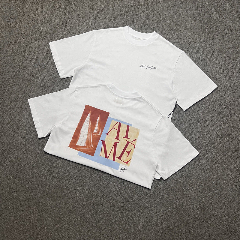 Aime Leon Dore New York Queens Graphic T-Shirt Vintage Streetwear Crew Neck Cotton Tee Casual Short Sleeve Unisex Top