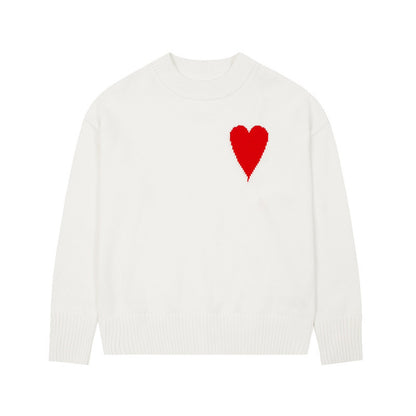 AMI Paris “Ami de Cœur” Crewneck Sweater