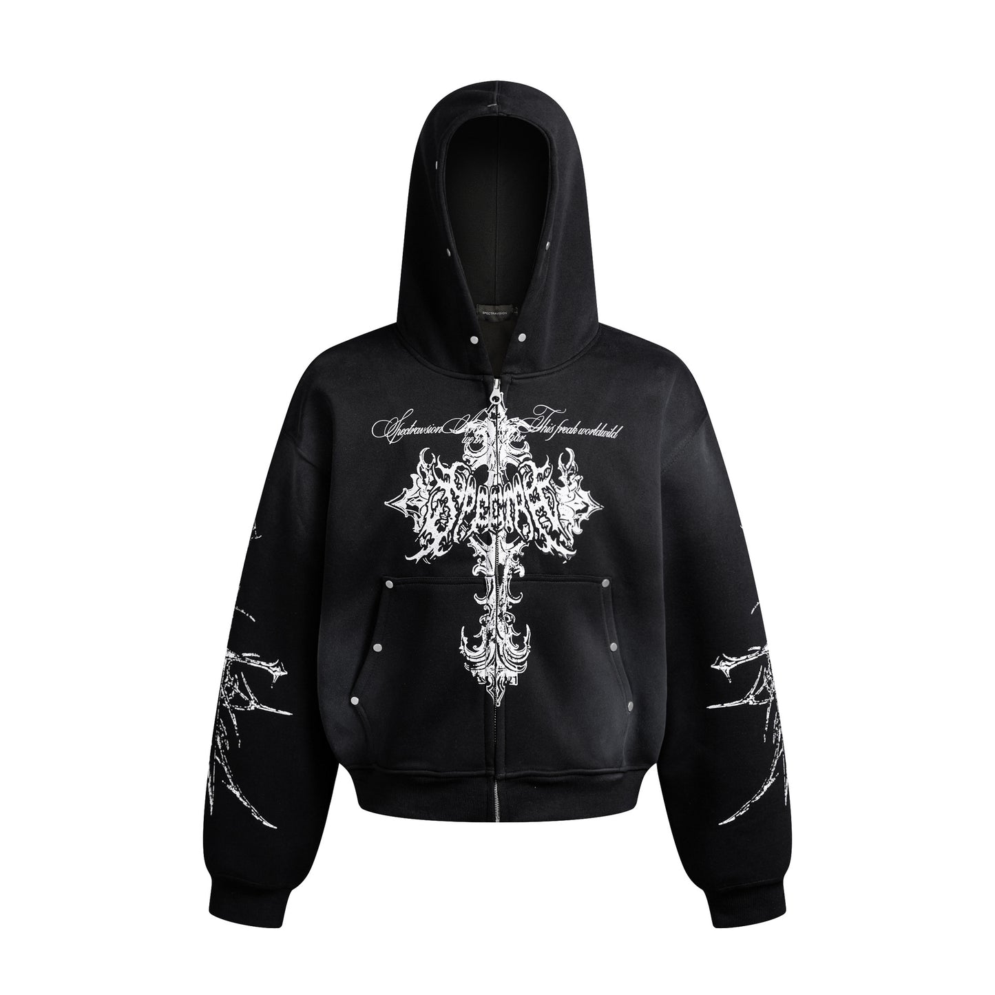 YAVIORA Cross Dyed Hoodie