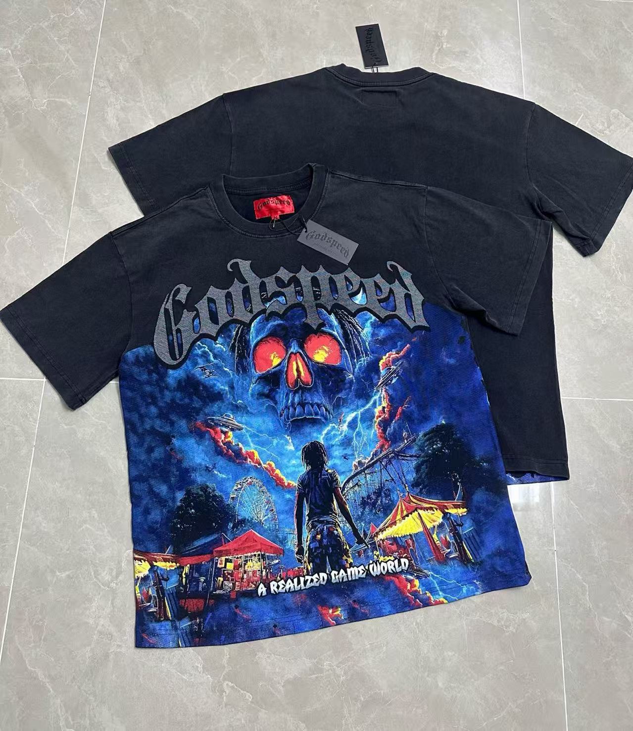Godspeed Statue of Liberty "Night of the Demigods" Tee