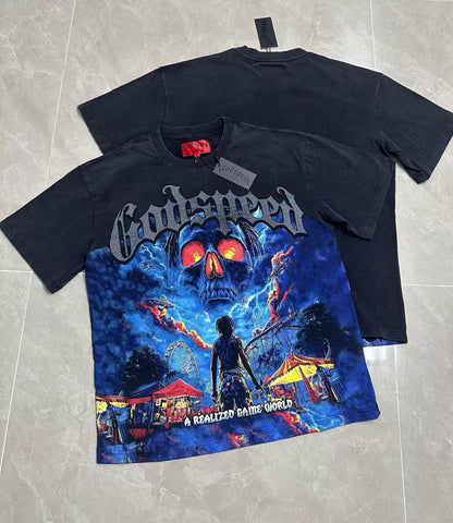 Godspeed Statue of Liberty "Night of the Demigods" Tee