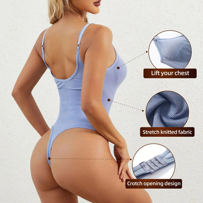 Women's Seamless Butt Lift Tummy Control Bodysuit Shapewear Slimming Compression