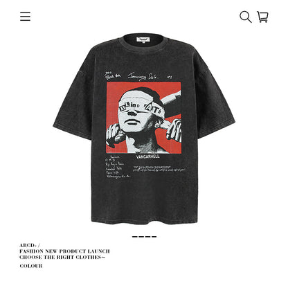 VANCARHELL Skeleton Ribcage T-Shirt