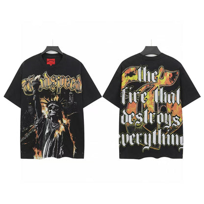 Godspeed Statue of Liberty "Night of the Demigods" Tee