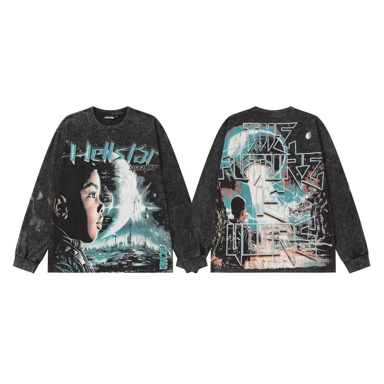 Hellstar “Basketball Skeleton” Long Sleeve Tee