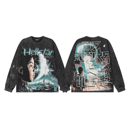 Hellstar “Basketball Skeleton” Long Sleeve Tee