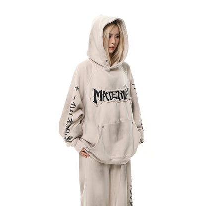 DCRB Distressed Material Hoodie