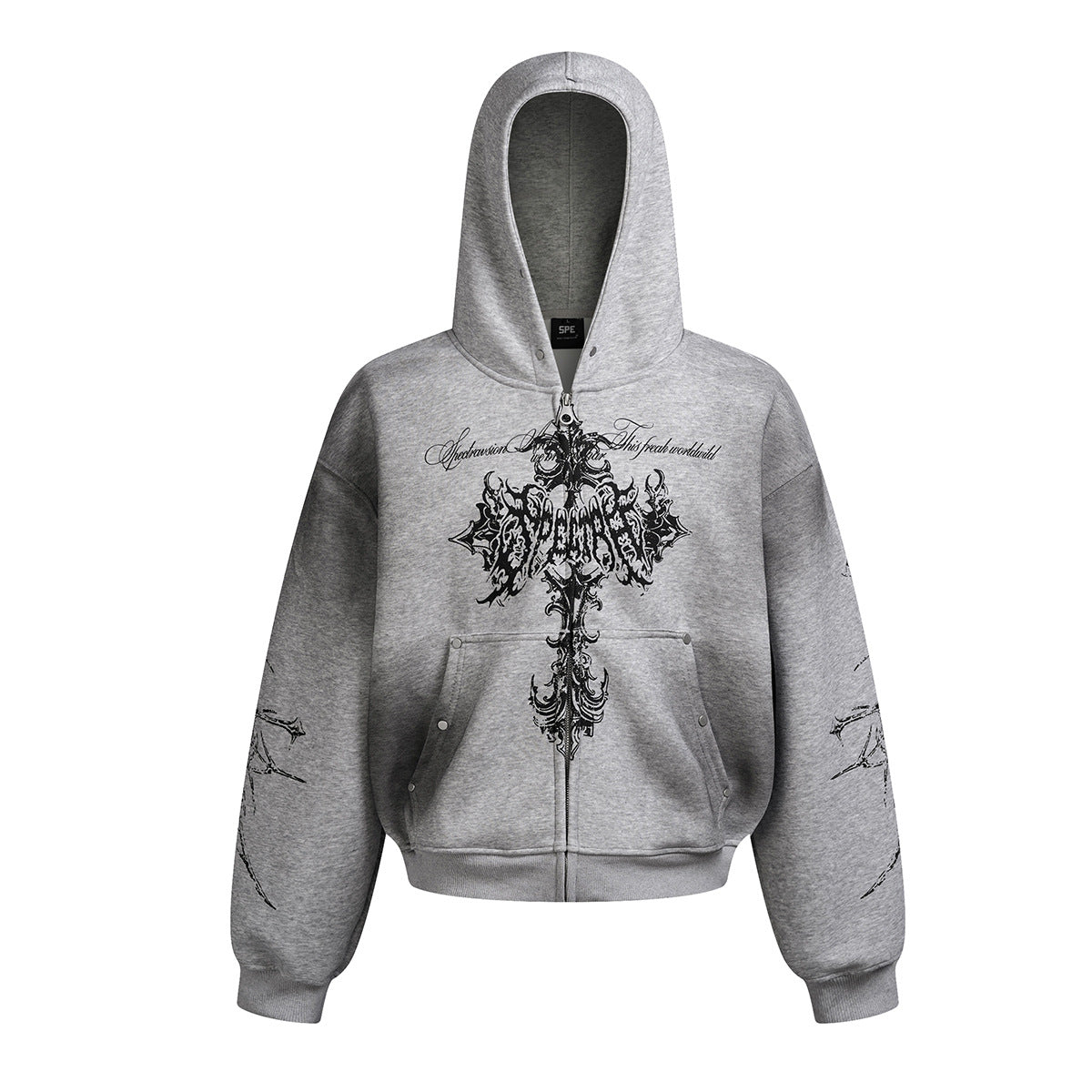 YAVIORA Cross Dyed Hoodie