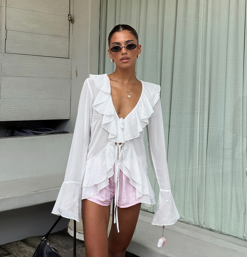 Agena Top- White - Seldom Seen Styles