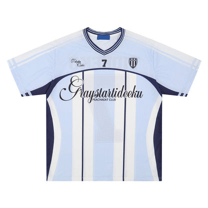 Graystar Tideeku 7 Striped Football Jersey