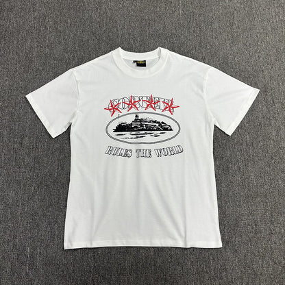 Alcatraz Graphic T Shirt Oversized Streetwear Tee Vintage Logo Print Cotton Crew Neck Unisex T Shirt