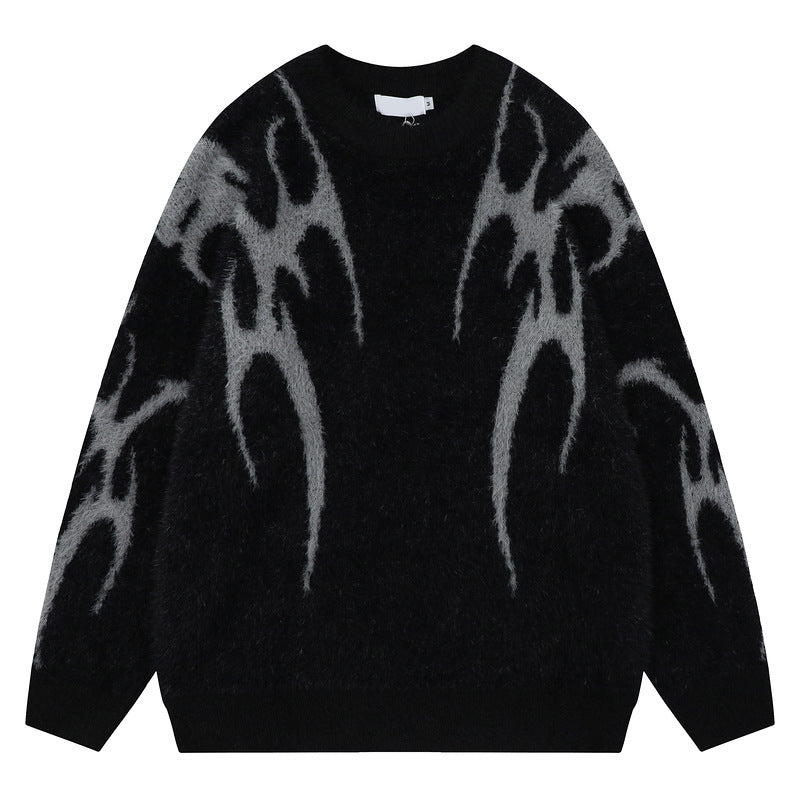 Shaggy Oversize Knit Sweater WN10450