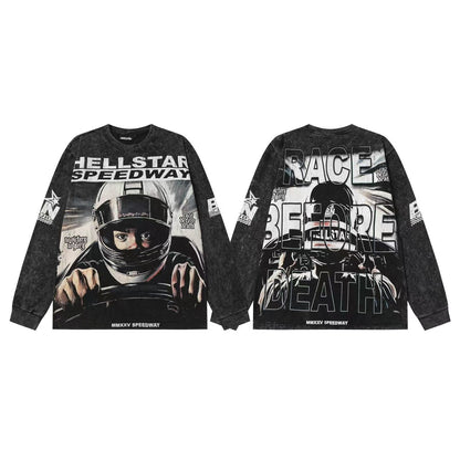 Hellstar “Basketball Skeleton” Long Sleeve Tee