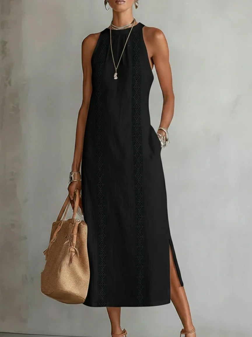 Women's Solid Color Loose Long Shirt Dress Casual Oversized Button Down Summer Dress - Seldom Seen Styles