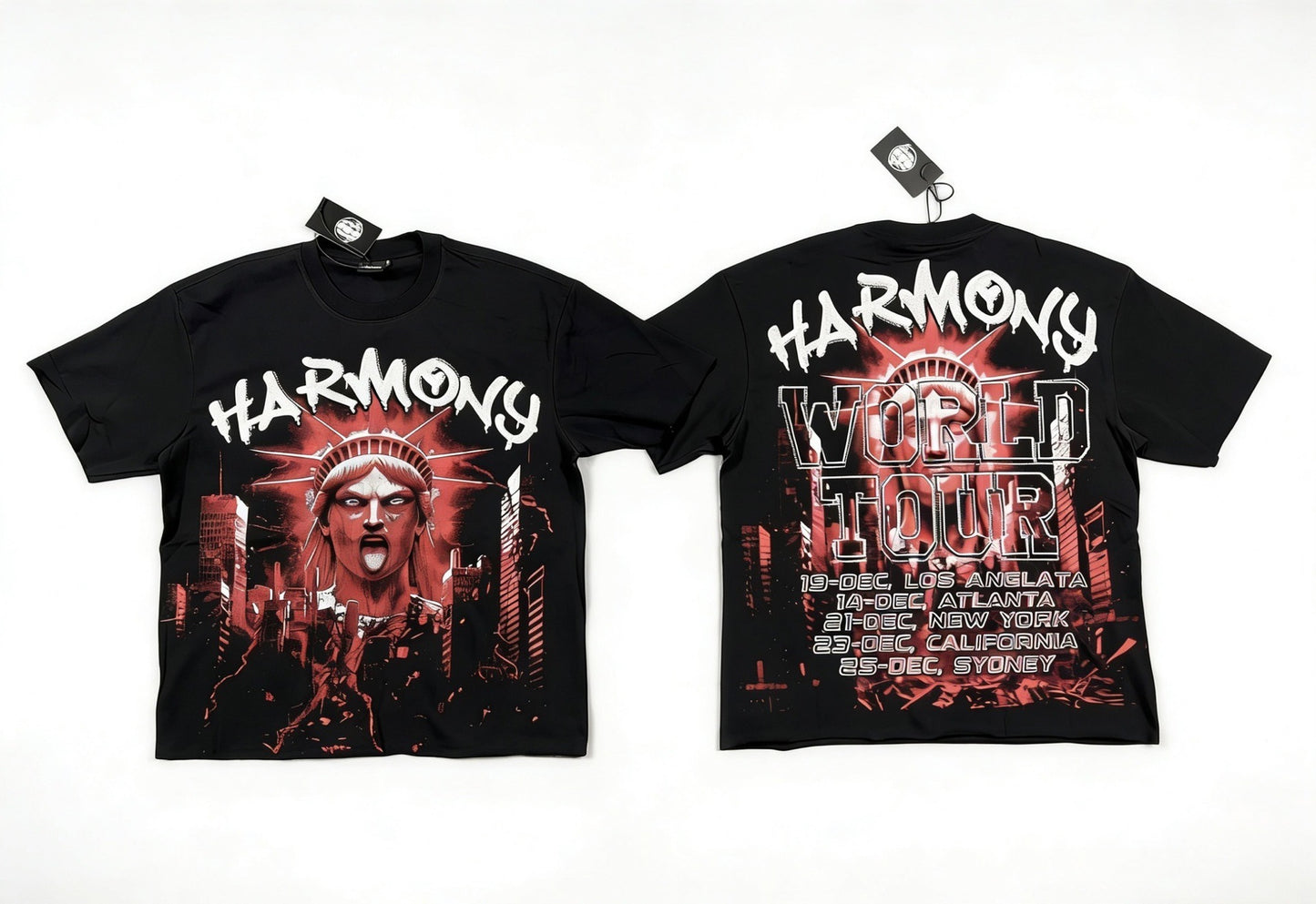 HARMONY “WORLD TOUR” Liberty Heavyweight Tee