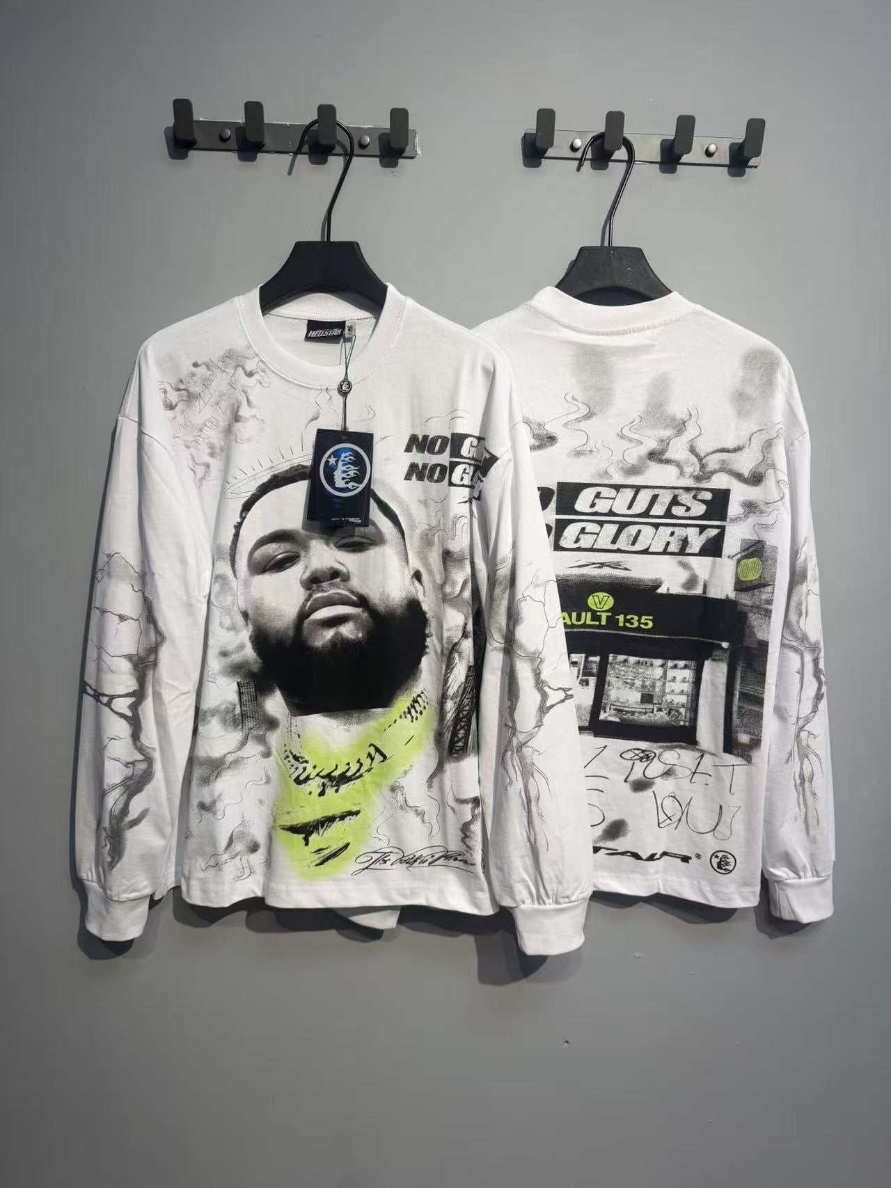 Hellstar “Basketball Skeleton” Long Sleeve Tee