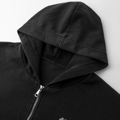KIIKIO Gothic Tree Graphic Oversized Hoodie