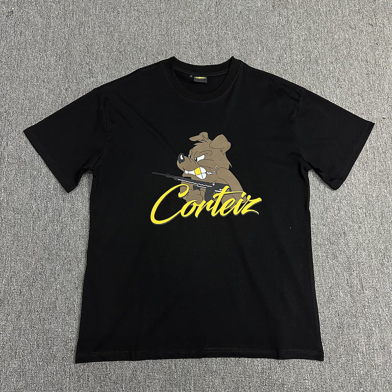 Alcatraz Graphic T Shirt Oversized Streetwear Tee Vintage Logo Print Cotton Crew Neck Unisex T Shirt