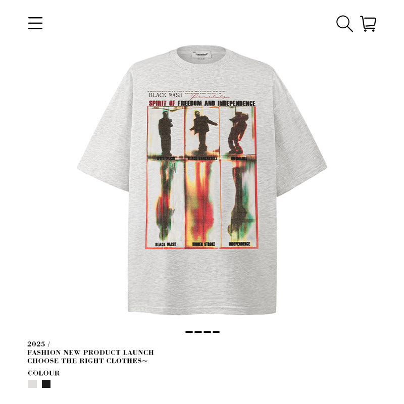 VANCARHELL Spirit Of Freedom Photo Print Tee