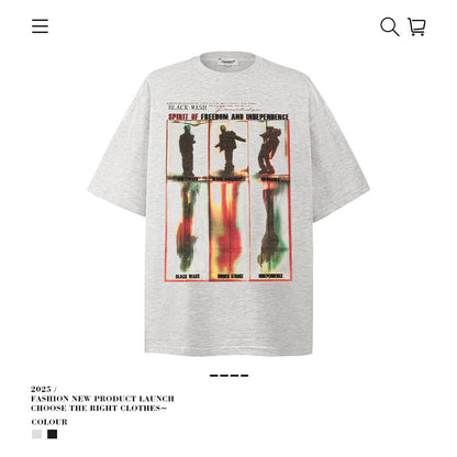 VANCARHELL Spirit Of Freedom Photo Print Tee