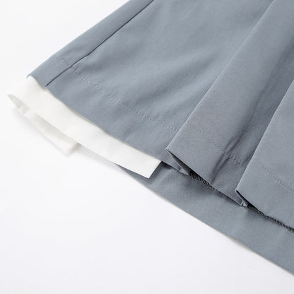 Eleganter Plisseerock mit Ziernähten