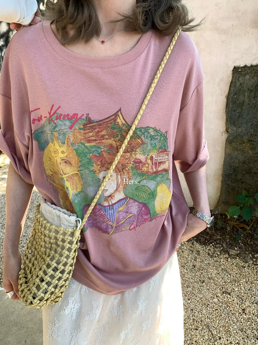 Vintage Art Graphic T-Shirt – Abstract Illustration Loose Fit Casual Oversized Tee - Seldom Seen Styles