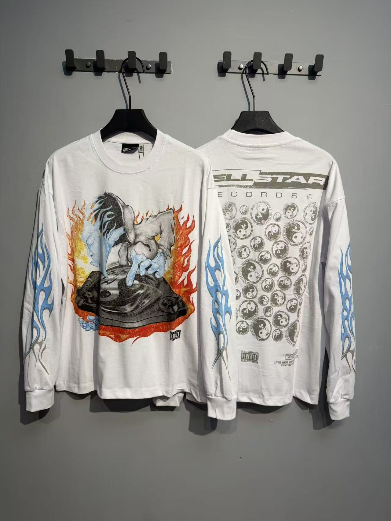 Hellstar “Basketball Skeleton” Long Sleeve Tee