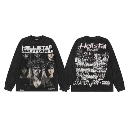 Hellstar “Basketball Skeleton” Long Sleeve Tee