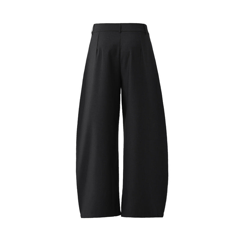 Women's American Deconstruction Scimitar Wide Leg Drape Pants Cleanfit Casual Unisex Trousers | Scimitar Wide
