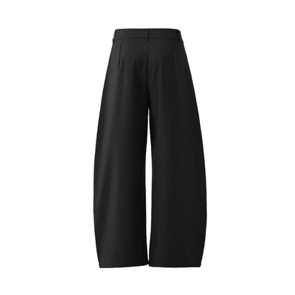 Women's American Deconstruction Scimitar Wide Leg Drape Pants Cleanfit Casual Unisex Trousers | Scimitar Wide