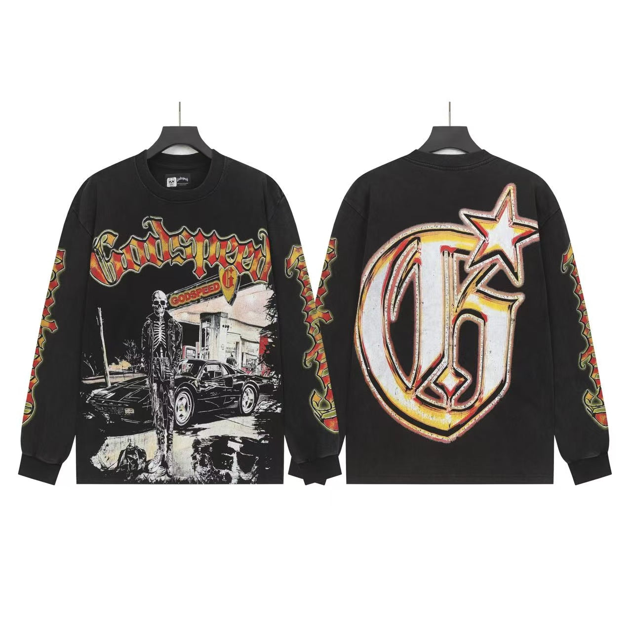 Godspeed Statue of Liberty Long Sleeve Shirt